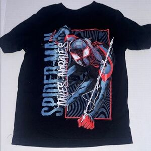 Marvel Black Spider-Man Short Sleeve Tee